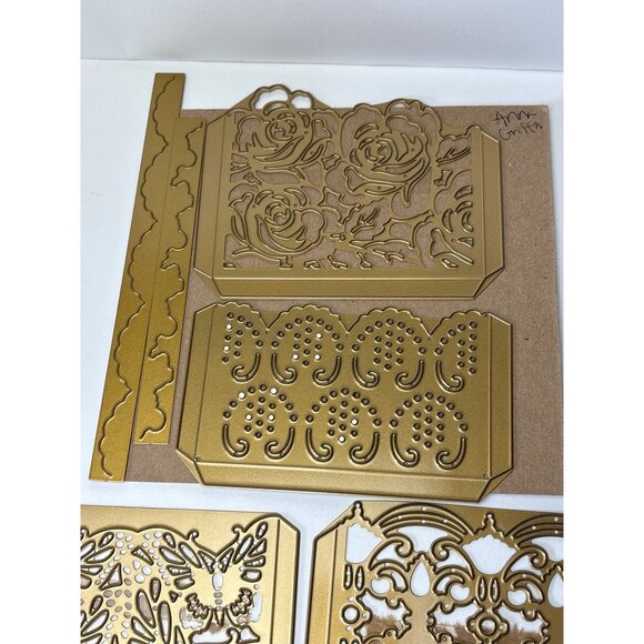 Anna Griffin Pretty Pockets Cut & Emboss Dies Cricut Cuttlebug Crafts - Picture 2 of 15